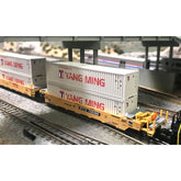 KATO 106-6212 N Gunderson MAXI-I 5-Unit Well Car w/40' Containers - Ready to Run - TTX